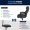 Flash Furniture Hercules Office Chair, Black Back, 30 in W 33" L 52" H, Padded GO-2223-BK-GG - alternate 8